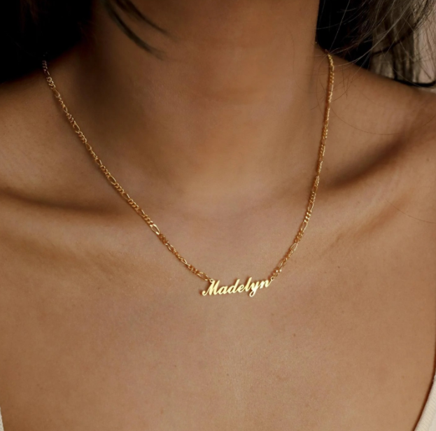 Personalized Name Clavicle necklace