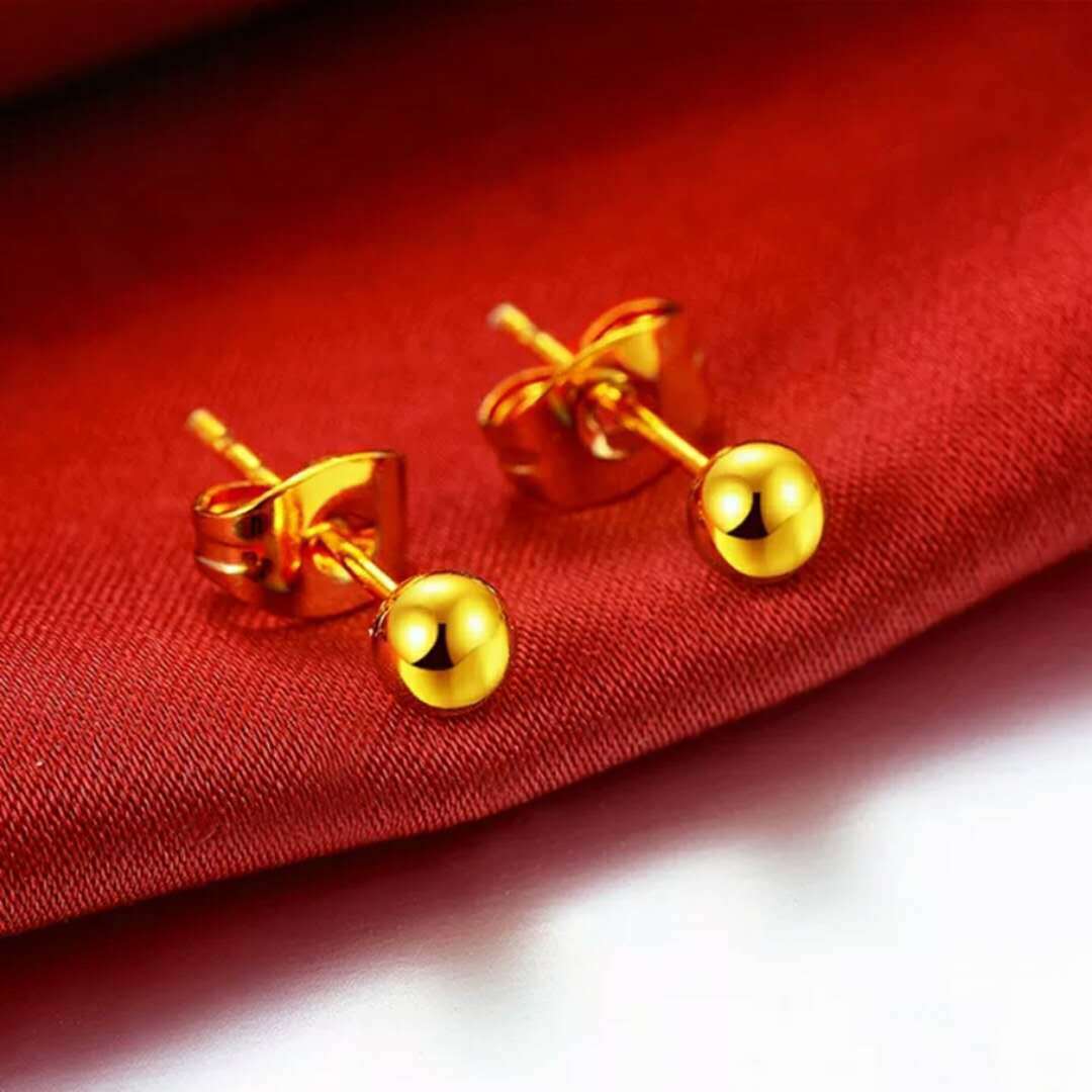 Euro 24K Gold Earrings