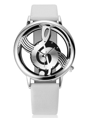 Unisex Hollow Note Watch