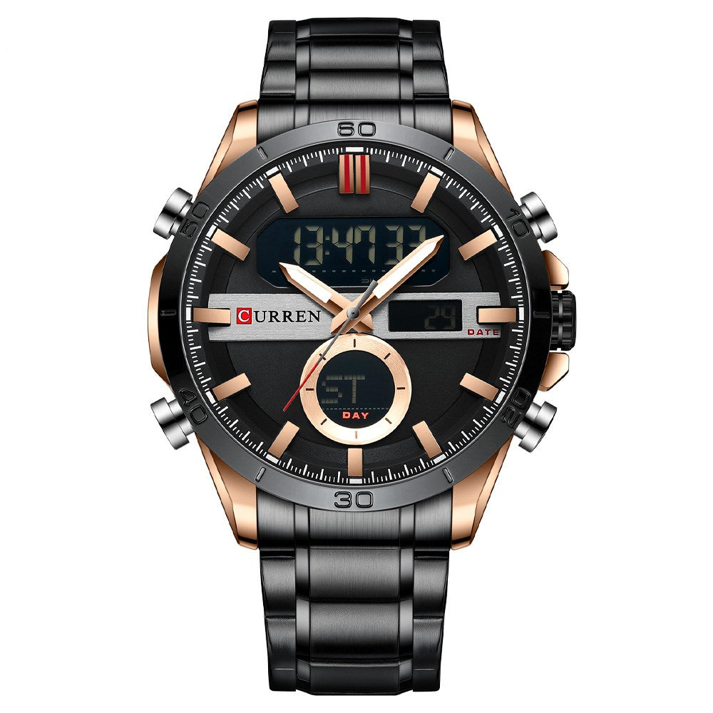 Men's Multifunctional Electronic Waterproof Watch