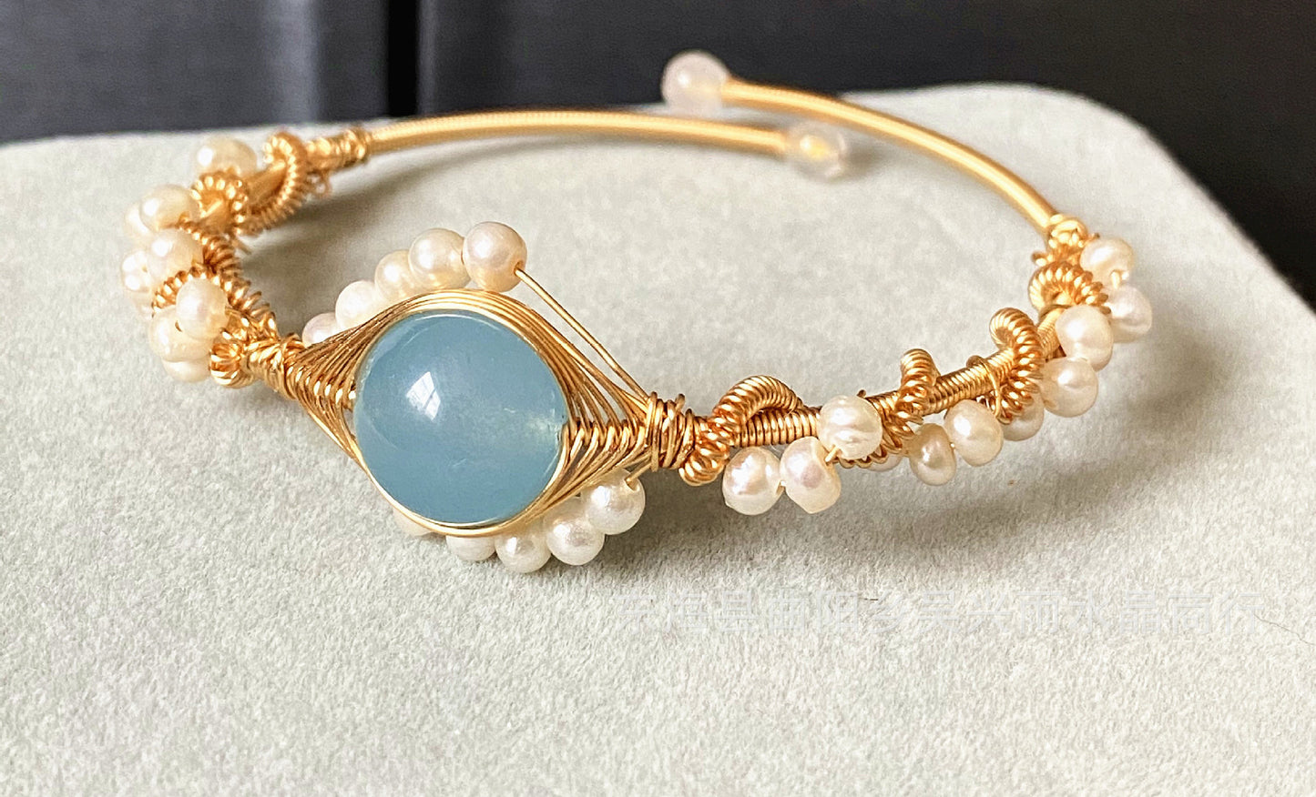 Pearl 14K Gold-wrapped Bracelet