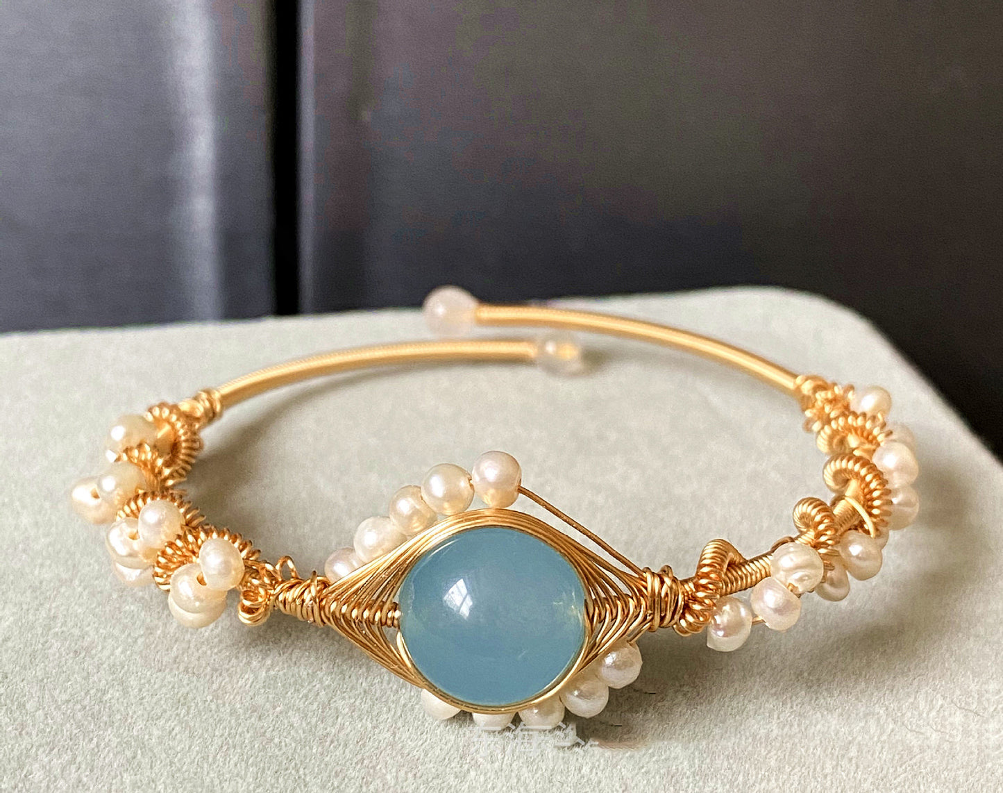 Pearl 14K Gold-wrapped Bracelet