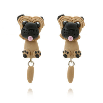 Animal Soft Clay Cartoon Earrings