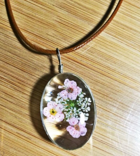 Dried Eternal Flower  Necklaces