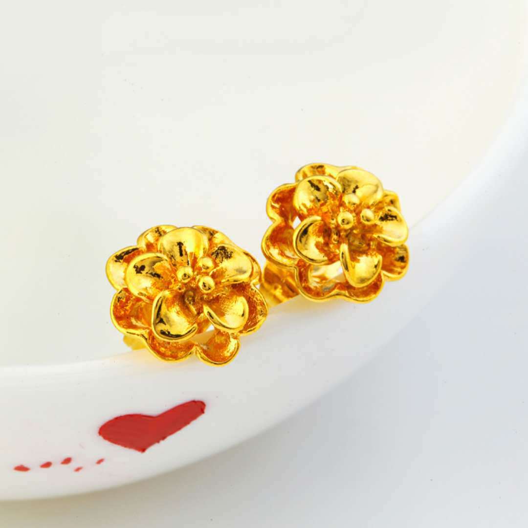 Euro 24K Gold Earrings