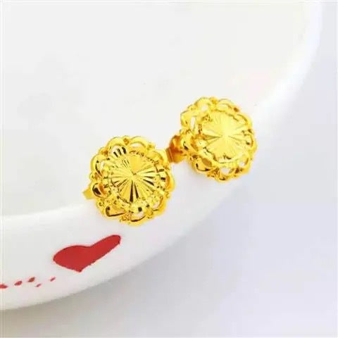 Euro 24K Gold Earrings