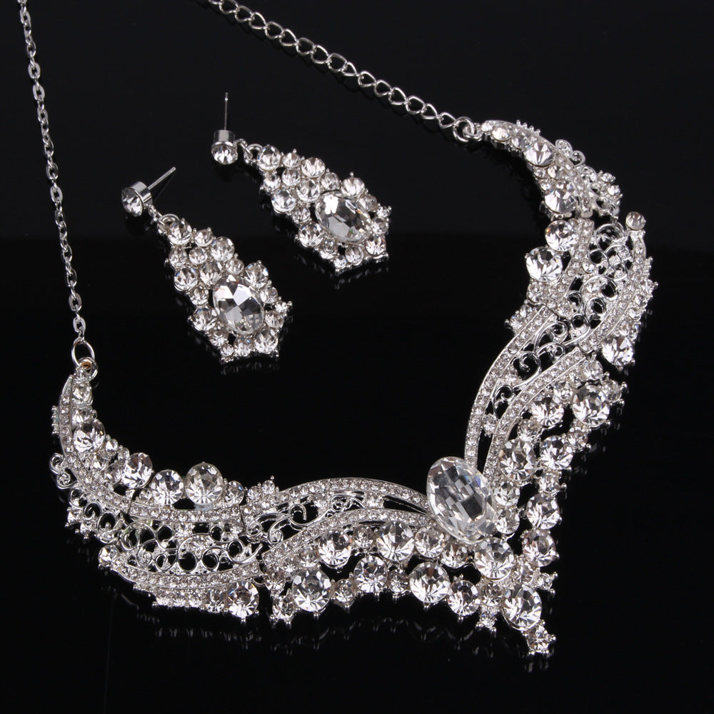 Alice's Diamond Large Crystal Jewelry Set