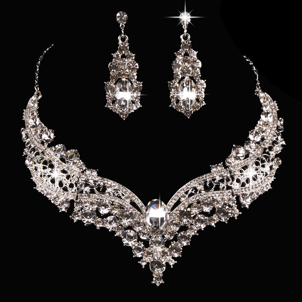 Alice's Diamond Large Crystal Jewelry Set