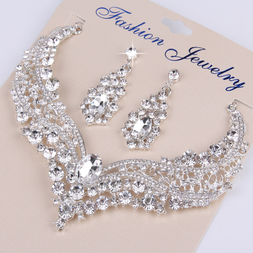 Alice's Diamond Large Crystal Jewelry Set