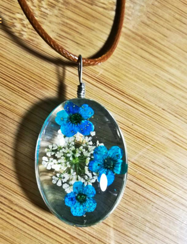 Dried Eternal Flower  Necklaces