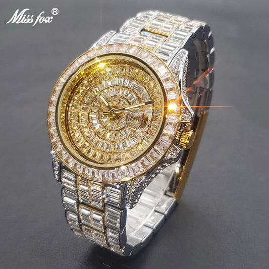 Full Diamond Mens Watch