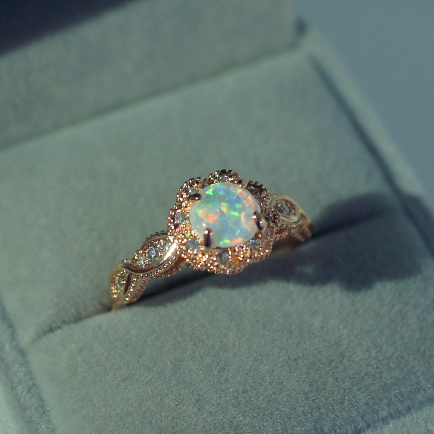 Opel Ring Fashion Jewelry Opal Ring Female