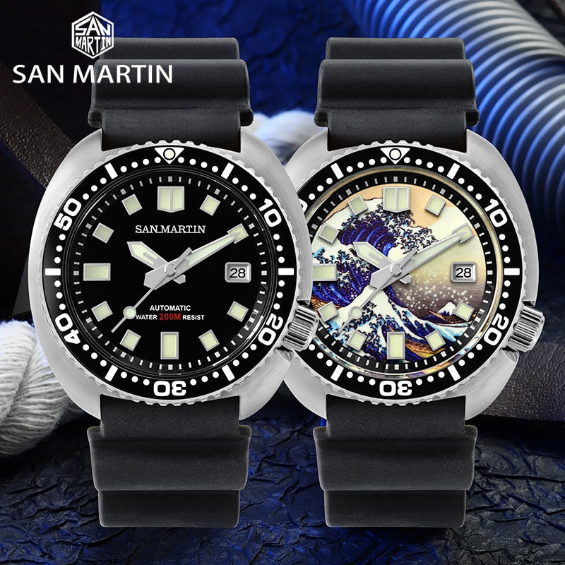 San Martin Luminous Diver Men's Watch