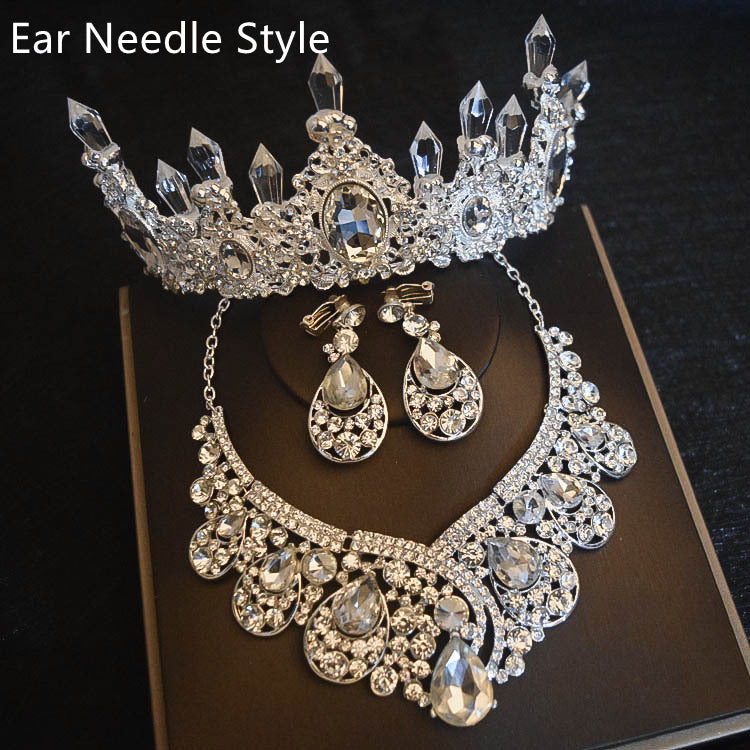 Gorgeous Royal Crown Wedding Jewelry Set