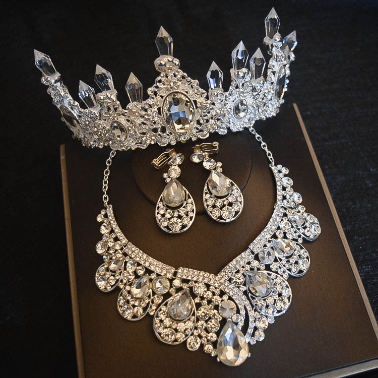 Gorgeous Royal Crown Wedding Jewelry Set