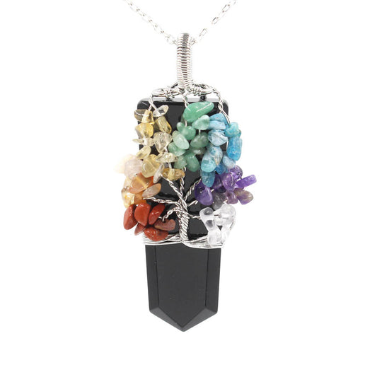 Tree Of Life Winding Pendant Necklace